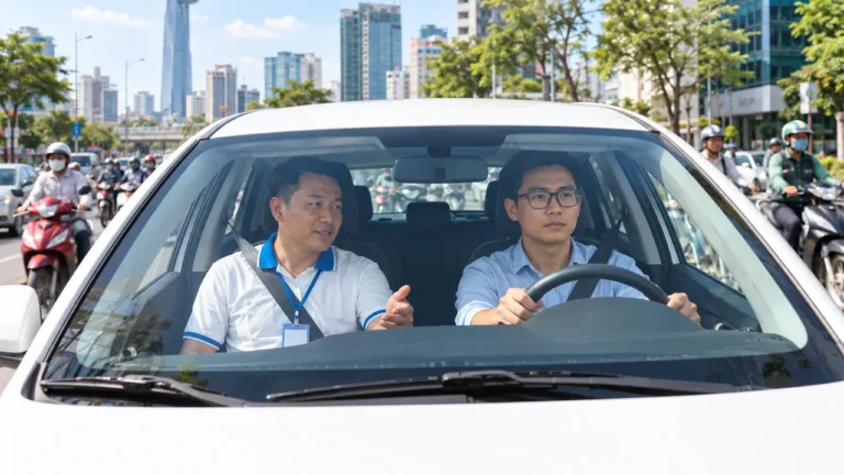 Học lái xe hạng B – số sàn